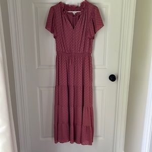 Maxi Flutter Sleeve Dress
